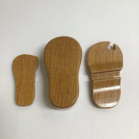 Flip Flop Wood Puzzle Box Secret Jewelry Box Polished Velvet Lined Hawaii Floral - Picture 7 of 16